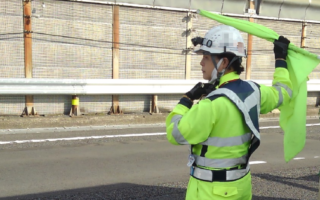営業本部パト 東名高速道路 下り線 追越車線規制（営業本部）