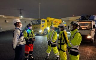 クロスパトロール 首都圏中央連絡自動車道 追越車線規制（川越営業所）