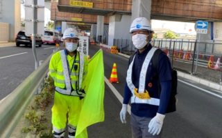 所長パトロール 新湘南バイパス ランプ規制（平塚営業所）