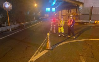 所長パトロール 東京外かく環状道路 ランプ規制（所沢営業所）