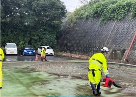 所長パトロール　植栽作業 （八王子維持営業所）