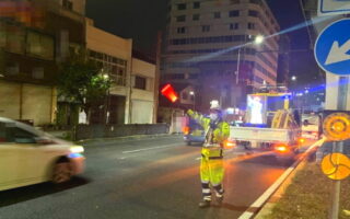 安全パト 国道41号 上下線 車線規制（名古屋営業所）