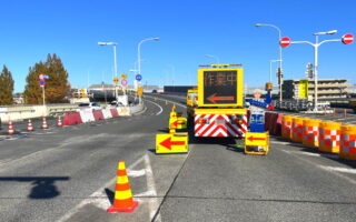 所長パト 中央自動車道 上り線 ランプ規制（八王子維持営業所）