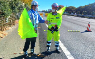 所長パト 関越自動車道 上り線 左車線規制（松本営業所）