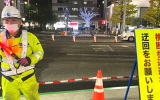 安全パト 笹島交差点 上下線 車線規制（名古屋営業所）