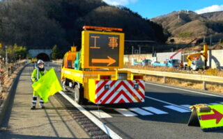 所長パト 関越自動車道 上り線 走行車線規制（高崎営業所）