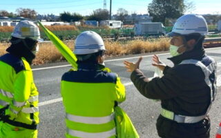 支社長パト 関越自動車道 下り線 ランプ規制（川越営業所）