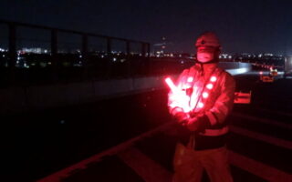 安全パト 首都圏中央連絡自動車道 上下線 追越車線規制（埼玉営業所）