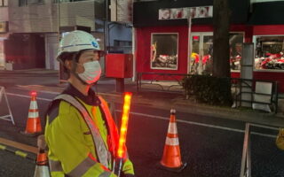安全パト 都道440号 下り線 片側交互通行規制（吉祥寺営業所）