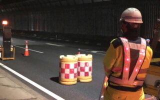 安全パト 国道298号 外回り 追越車線規制（埼玉営業所）