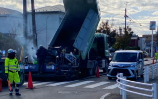 安全パト 岩倉市市道 片側交互通行規制（名古屋西営業所）