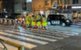 所長パト 国道1号 上下線 車線規制（加平営業所）