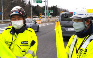 所長パト 関越自動車道 上り線 追越車線規制（高崎営業所）