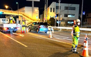 所長パト 国道6号線 車線変移規制（葛西営業所）