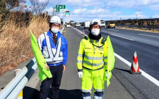 安全パト 東北自動車道 下り線 路肩規制（長野営業所）