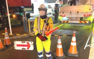 安全パト 国道4号 上下線 車線規制（吉祥寺営業所）