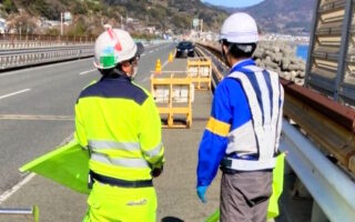安全パト 東名高速道路 下り線 路肩規制（沼津営業所）