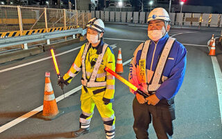 所長パト 東京外かく環状道路内回りランプ規制（所沢営業所）