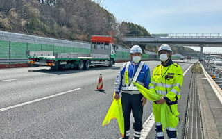 所長パト 関越自動車道上り線追越車線規制（所沢営業所）