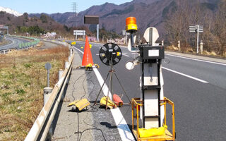 安全パト 関越自動車道上り線追越車線規制（高崎営業所）