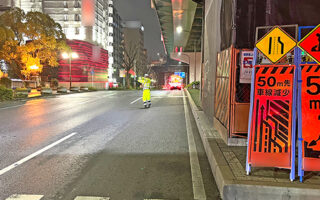安全パト 県道60号東行き車線規制（名古屋営業所）