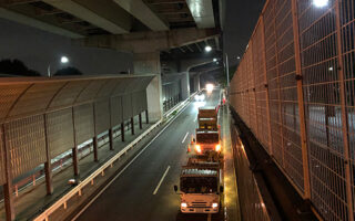 安全パト 国道298号内回り車線規制（葛西営業所）