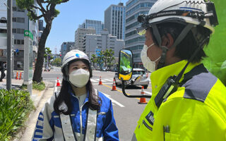 安全パト 国道１９号上下線車線規制（名古屋営業所）