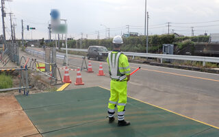 所長パト 県道162　蓮田白岡線沿い（埼玉営業所）