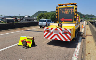 所長パト 東海北陸自動車道上り線追越車線規制（岐阜営業所）