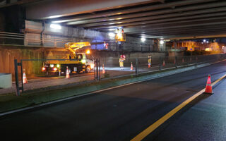 所長パト 国道16号上下線走行車線規制（八王子多摩営業所）