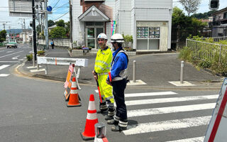 所長パト 国道１６号八王子バイパス下り線通行止め規制（八王子多摩営業所）