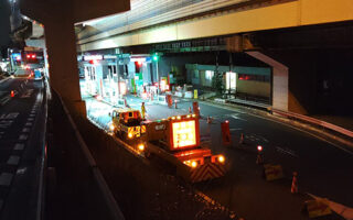 安全パト 京葉道路下り線ブース規制（千葉営業所）