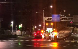安全パト 都道316号通行止（葛西営業所）