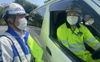 安全パト 名神高速道路 上り線 ランプ規制（名古屋東営業所）