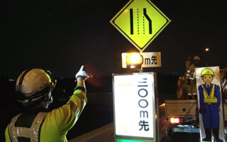 設置パト 東関東自動車道下り線車線規制（千葉営業所）