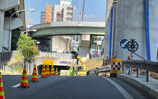 所長パト 県道60号線　車線規制（名古屋東営業所）