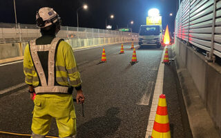 安全パト 名古屋第二環状内回り走行車線規制（名古屋東営業所）