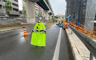 安全パト 東名高速　ランプ入り口 ランプ規制（名古屋東営業所）