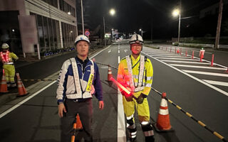 安全パト 千葉市道１２号線 車線変移規制（川越営業所）