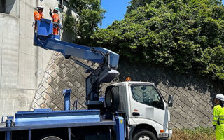 所長パト 関越自動車道　側道片側交互通行規制（所沢営業所）
