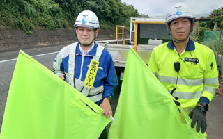 支社長パト 東名高速道路上り線追越車線規制（沼津営業所）