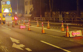 所長パト 国道20号線上下線車線規制（吉祥寺営業所）