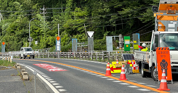 安全パト 国道19号上下線片側交互通行規制(多治見営業所 安全パト 国道19号上下線片側交互通行規制(多治見営業所