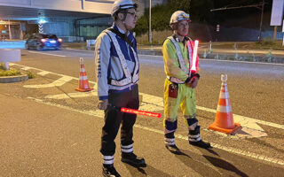 所長パト 国道19号　インターランプ通行止め規制（諏訪営業所）