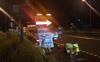所長パト 東名高速道路下り線ランプ閉鎖+路肩規制（静岡営業所）