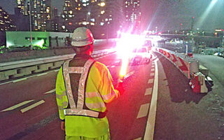安全パト 首都高速道路＿羽田線下り線左A規制（港北営業所）