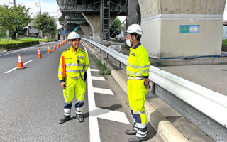 安全パト 埼玉県道239号線下り線右車線規制（加平営業所）