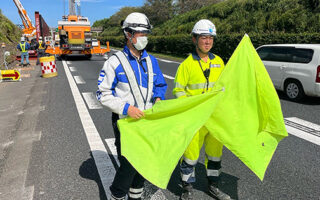 安全パト 東関東自動車道下り線走行車線規制（千葉営業所）