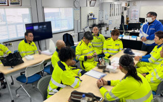 送り出しパト 東名高速道路上り線通行止め規制（名古屋営業所）
