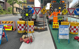 安全パト 県道60号・入口ランプ規制（名古屋東営業所）